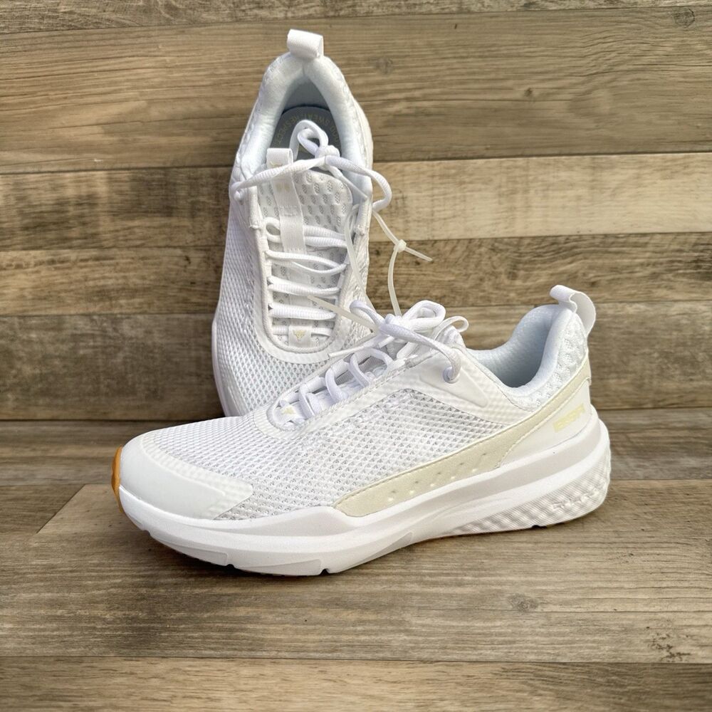 Under Armour Project Rock BSR 5 Womens Training Shoes White Stone Size 8 New